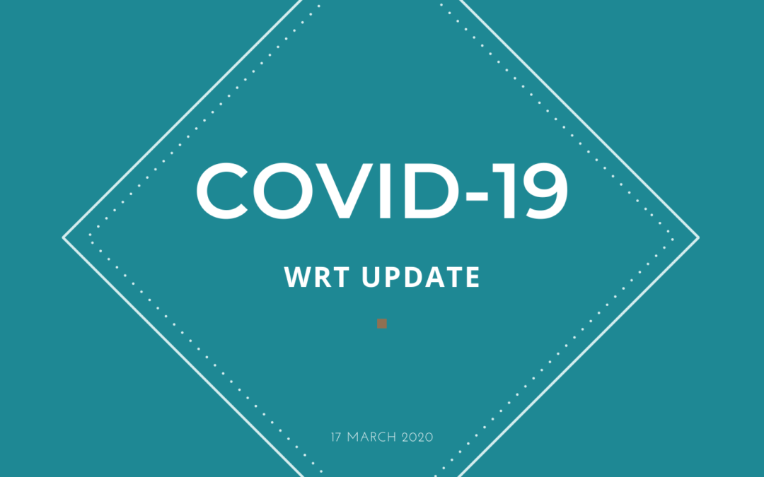 Working practices during COVID-19 at WRT