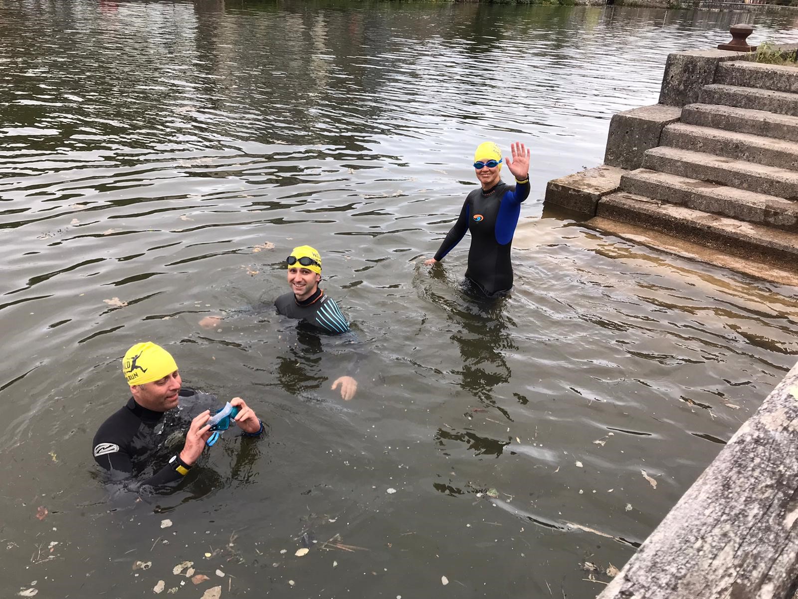 Team starting wild dart swim 2021