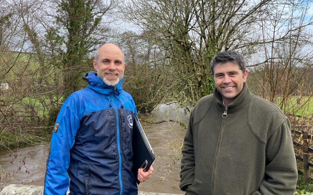 MP visits River Inny following pollution concerns