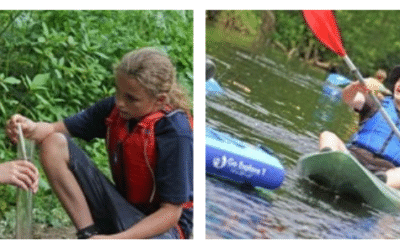 Paddling, hiking and scrambling: river learning with home educated students
